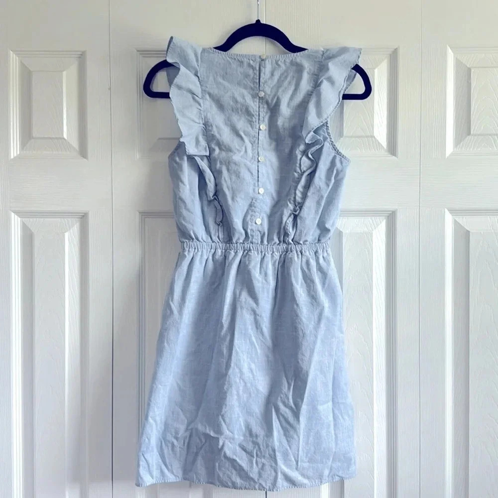 Madewell Bellflower Ruffle Dress Sz 0 - Picture 6 of 6
